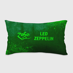 Подушка-антистресс Led Zeppelin - green gradient по-горизонтали, цвет: 3D-принт