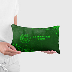 Подушка-антистресс Leicester City - green gradient по-горизонтали, цвет: 3D-принт — фото 2