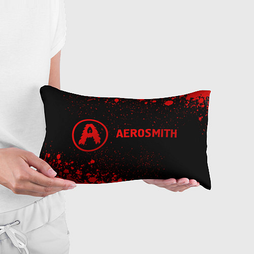 Подушка-антистресс Aerosmith - red gradient по-горизонтали / 3D-принт – фото 3