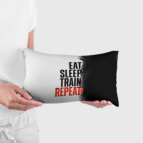 Подушка-антистресс Eat sleep train repeat / 3D-принт – фото 3