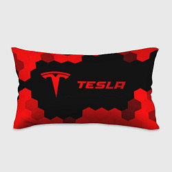 Подушка-антистресс Tesla - red gradient по-горизонтали, цвет: 3D-принт