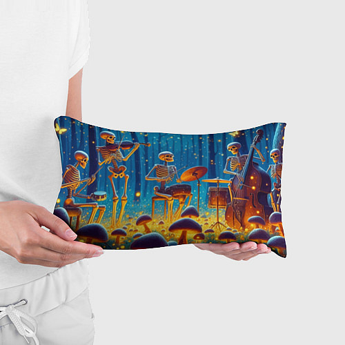 Подушка-антистресс Квинтет скелетов в сказочном лесу / 3D-принт – фото 3
