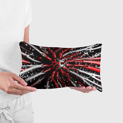 Подушка-антистресс Красно-белая инфекция, цвет: 3D-принт — фото 2