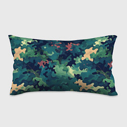 Подушка-антистресс Армейский камуфляж зеленый, цвет: 3D-принт