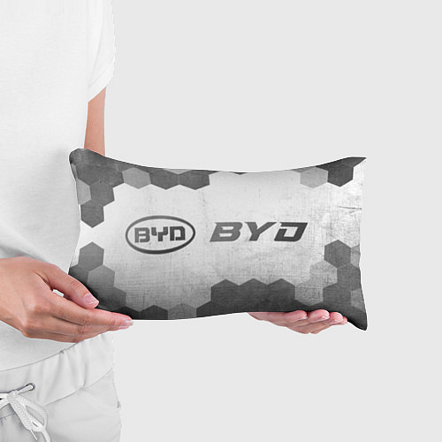 Подушка-антистресс BYD - white gradient по-горизонтали / 3D-принт – фото 3