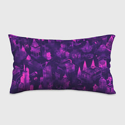 Подушка-антистресс Неоновый городок, цвет: 3D-принт