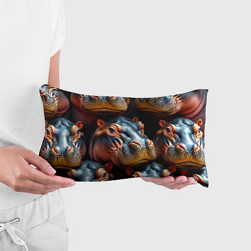 Подушка-антистресс Бегемоты / 3D-принт – фото 3