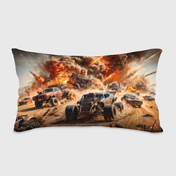 Подушка-антистресс Mad Max - explosion cars, цвет: 3D-принт