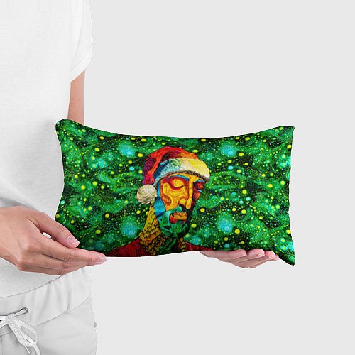 Подушка-антистресс Ded Moroz: pop-art-brut-nouveau pointillism / 3D-принт – фото 3