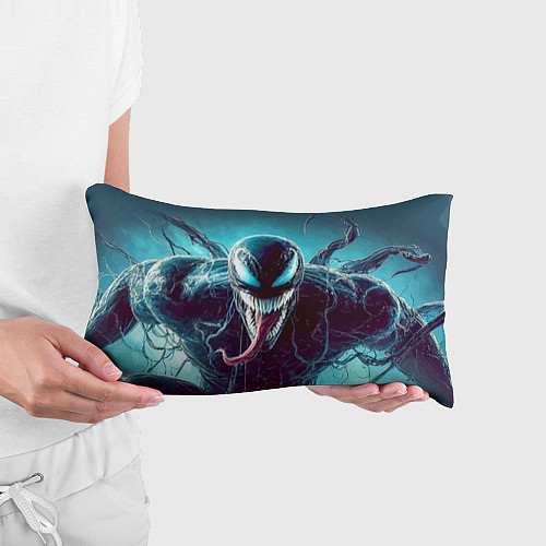 Подушка-антистресс Свирепый Веном - неоновое свечение / 3D-принт – фото 3