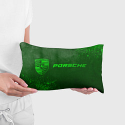 Подушка-антистресс Porsche - green gradient по-горизонтали, цвет: 3D-принт — фото 2