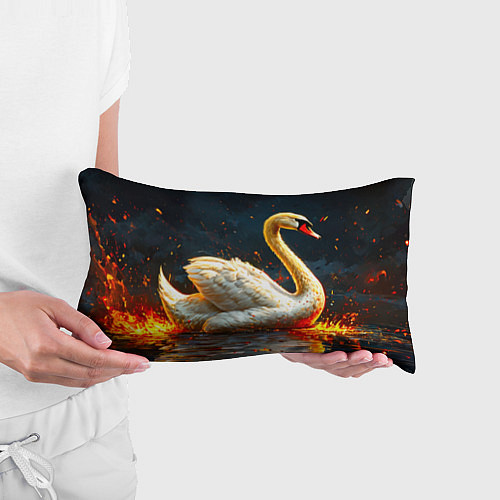 Подушка-антистресс Лебедь в огне / 3D-принт – фото 3