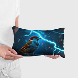 Подушка-антистресс Воробей в грозу, цвет: 3D-принт — фото 2