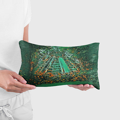 Подушка-антистресс Башня в джунглях / 3D-принт – фото 3