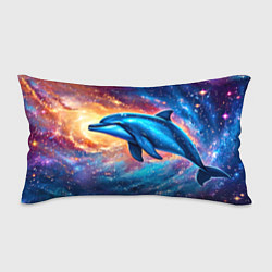 Подушка-антистресс Дельфин в космосе, цвет: 3D-принт
