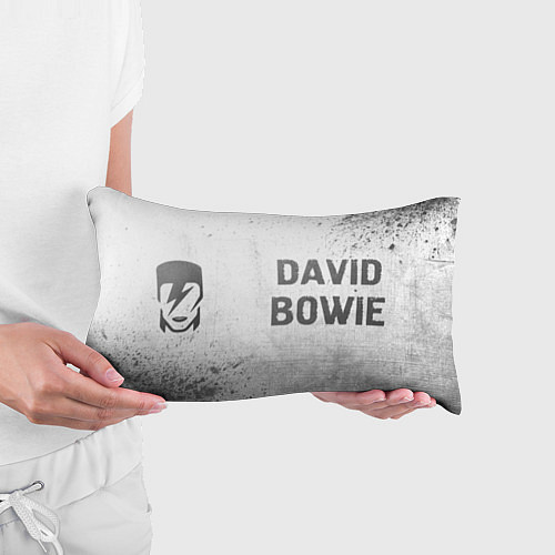 Подушка-антистресс David Bowie - white gradient по-горизонтали / 3D-принт – фото 3