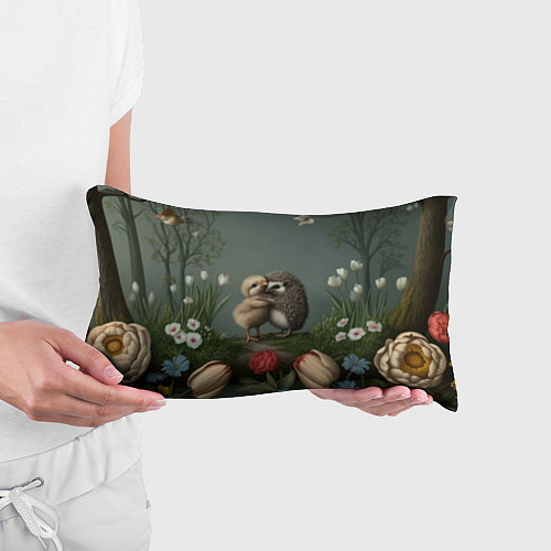 Подушка-антистресс Ежик и цыпленок обнимаются / 3D-принт – фото 3