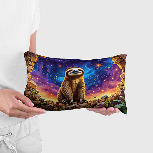 Подушка-антистресс Ленивец и звездное небо / 3D-принт – фото 3