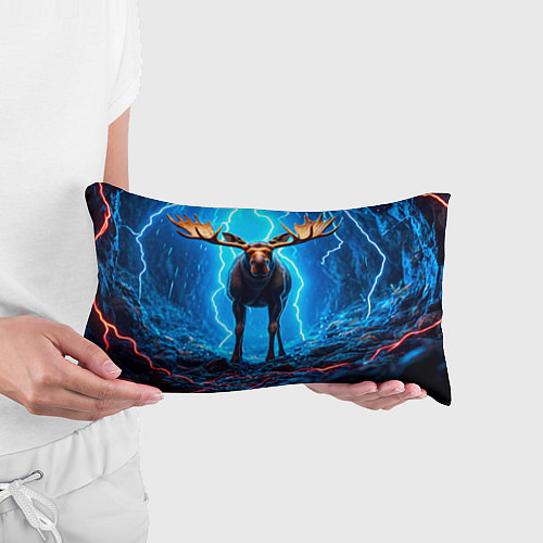 Подушка-антистресс Лось и молния / 3D-принт – фото 3
