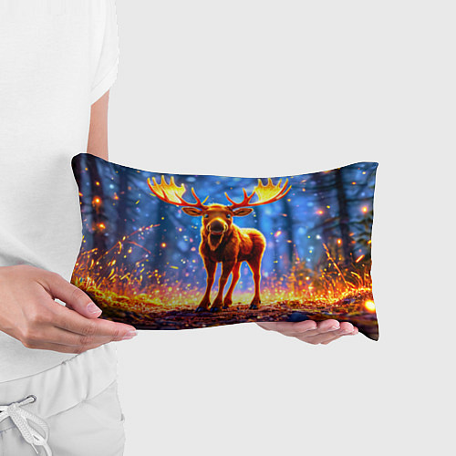 Подушка-антистресс Лосенок в лесу / 3D-принт – фото 3