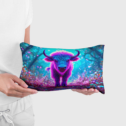 Подушка-антистресс Белый буйвол / 3D-принт – фото 3