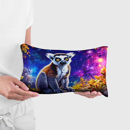 Подушка-антистресс Лемур и звездная ночь / 3D-принт – фото 3