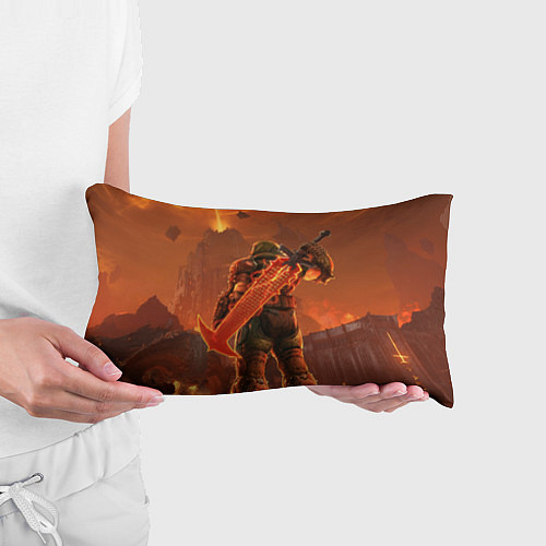 Подушка-антистресс Палач рока и башня Doom / 3D-принт – фото 3