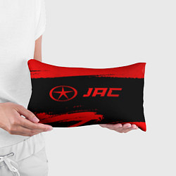 Подушка-антистресс JAC - red gradient по-горизонтали, цвет: 3D-принт — фото 2