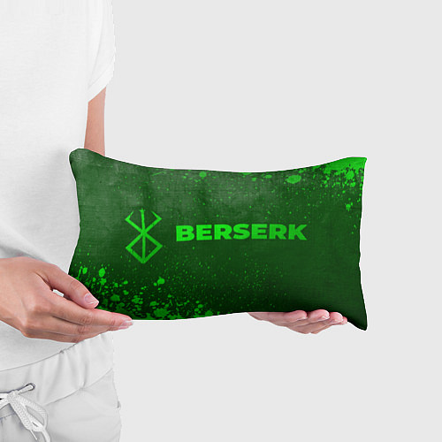 Подушка-антистресс Berserk - green gradient по-горизонтали / 3D-принт – фото 3