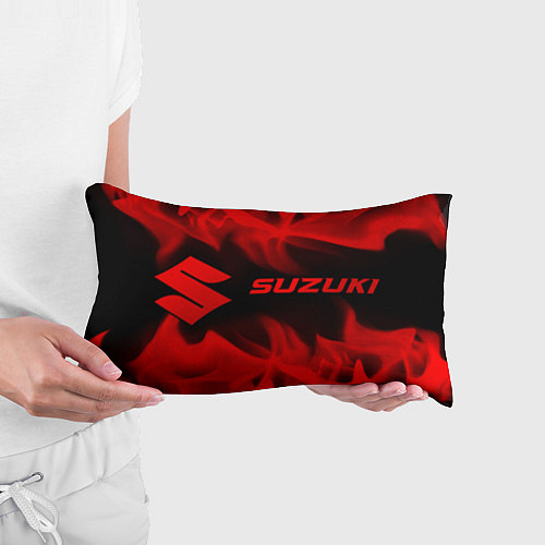Подушка-антистресс Suzuki - red gradient по-горизонтали / 3D-принт – фото 3