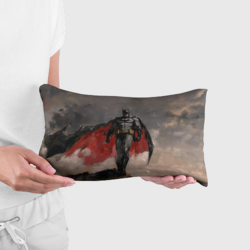 Подушка-антистресс Бэтмен стоит на обрыве скалы / 3D-принт – фото 3
