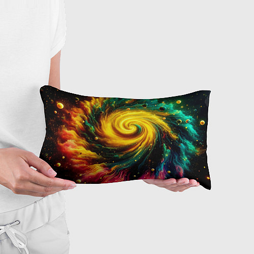 Подушка-антистресс Neon space - ai art fantasy / 3D-принт – фото 3