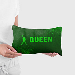 Подушка-антистресс Queen - green gradient по-горизонтали, цвет: 3D-принт — фото 2