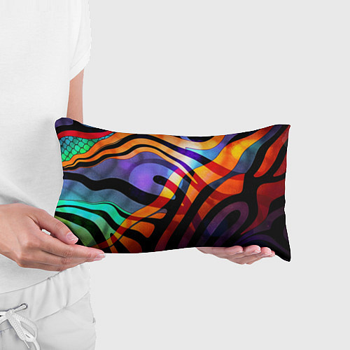 Подушка-антистресс Абстрактный животный паттерн / 3D-принт – фото 3