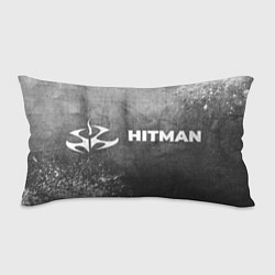 Подушка-антистресс Hitman - grey gradient по-горизонтали, цвет: 3D-принт