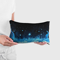 Подушка-антистресс Синяя светящееся краска, цвет: 3D-принт — фото 2