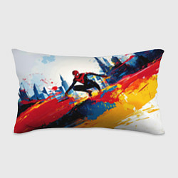 Подушка-антистресс Человек - паук и пролитая краска, цвет: 3D-принт