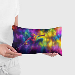 Подушка-антистресс Человек - паук радужные краски, цвет: 3D-принт — фото 2