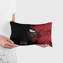 Подушка-антистресс Веном на красном, цвет: 3D-принт — фото 2