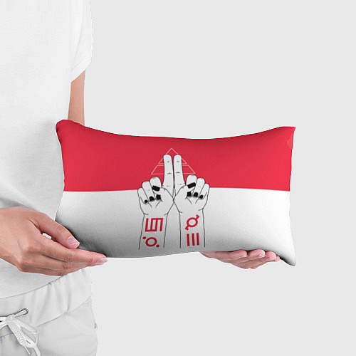 Подушка-антистресс 30 Seconds to Mars poster / 3D-принт – фото 3