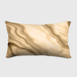 Подушка-антистресс Светлый коричневый текстура камень мрамор, цвет: 3D-принт