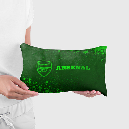 Подушка-антистресс Arsenal - green gradient по-горизонтали / 3D-принт – фото 3