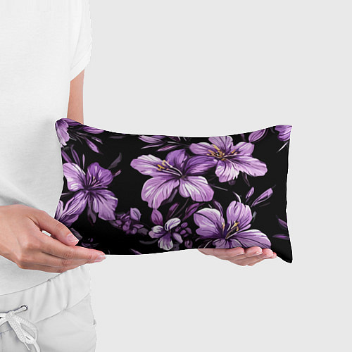 Подушка-антистресс Лилии винтажный узор / 3D-принт – фото 3