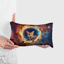 Подушка-антистресс Сингапурская кошка в космосе, цвет: 3D-принт — фото 2
