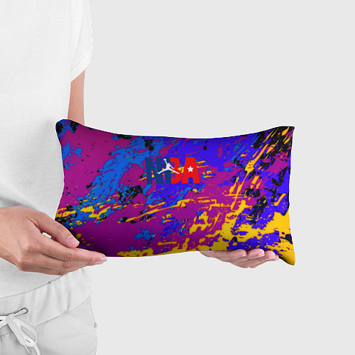 Подушка-антистресс NBA краски неон / 3D-принт – фото 3