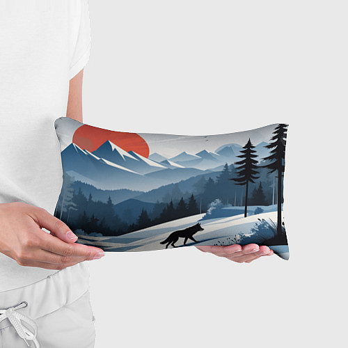 Подушка-антистресс Лиса в горах / 3D-принт – фото 3
