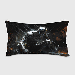 Подушка-антистресс Человек-паук в черном костюме, цвет: 3D-принт