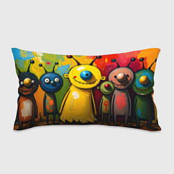 Подушка-антистресс Арт с человечками, цвет: 3D-принт