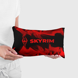 Подушка-антистресс Skyrim - red gradient по-горизонтали, цвет: 3D-принт — фото 2