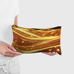 Подушка-антистресс Золотая ткань с блестками, цвет: 3D-принт — фото 2